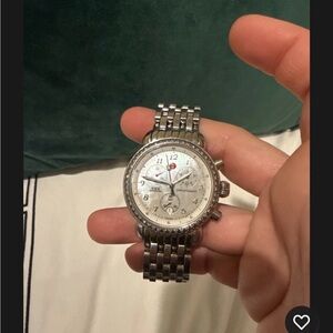 Michele CSX Chronograph  Watch 36mm STAINLESS STEEL MW03C00A0025  Little Scratch